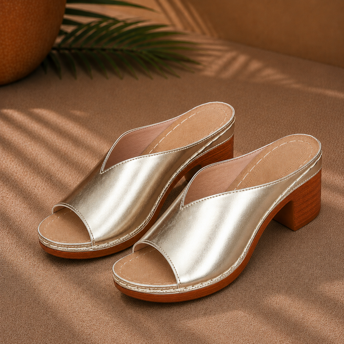Héloïse | Mules Élégantes à Talon