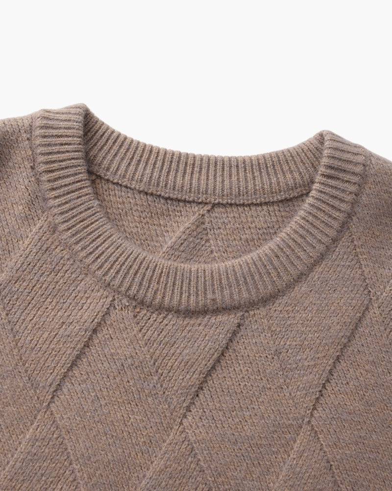 Florian | Pull en maille à motif losange