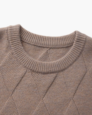 Florian | Pull en maille à motif losange