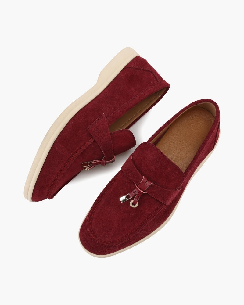 Adeline | Mocassins Élégants en Daim pour Femme