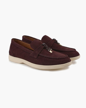 Adeline | Mocassins Élégants en Daim pour Femme