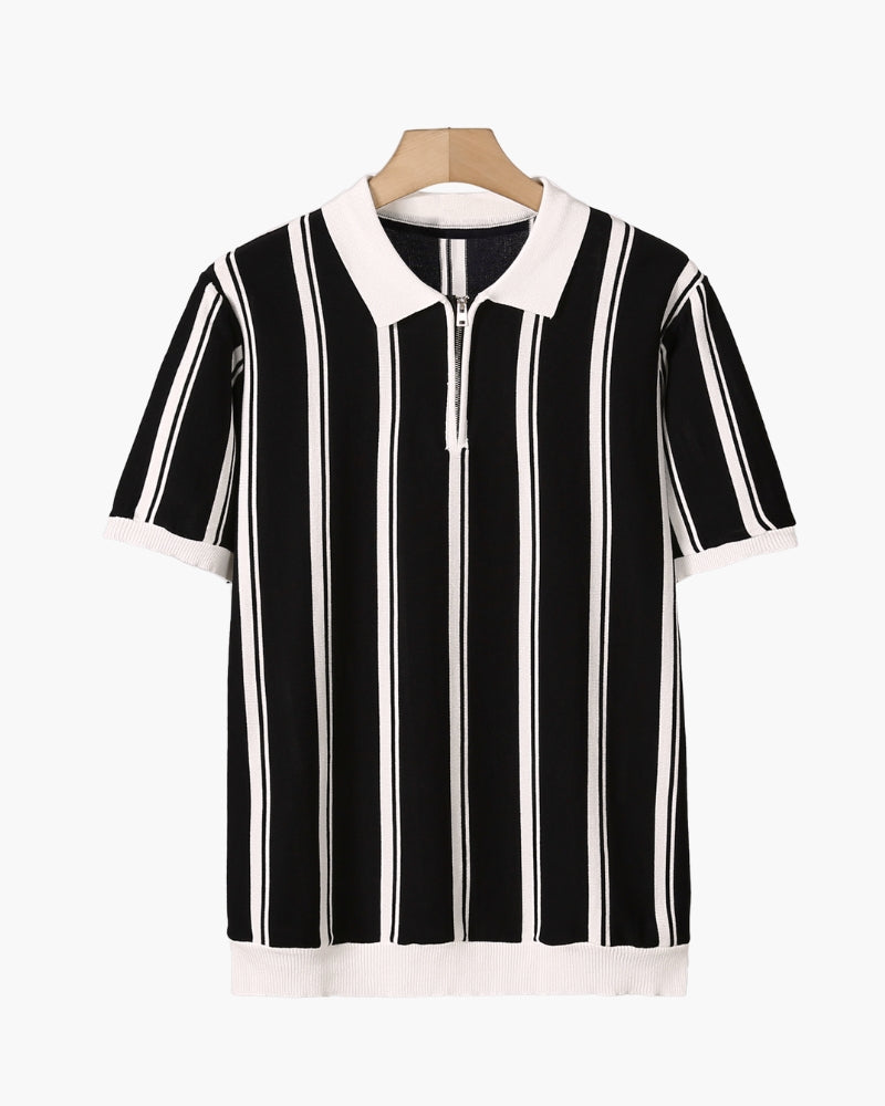 Arsène | Polo en maille à demi-zip