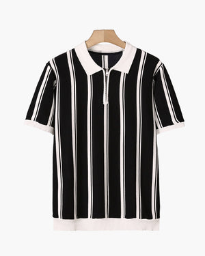 Arsène | Polo en maille à demi-zip