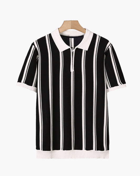 Arsène | Polo en maille à demi-zip