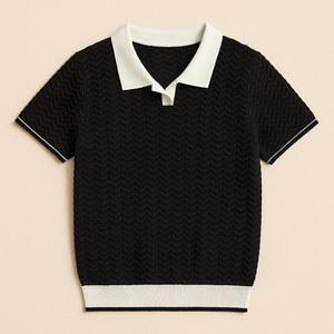 Benoît | Polo-Shirt en Tissu Riccio