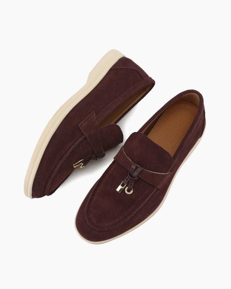 Adeline | Mocassins Élégants en Daim pour Femme