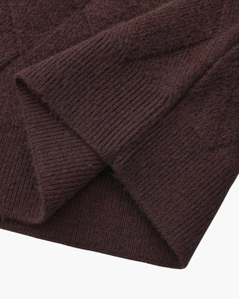 Florian | Pull en maille à motif losange