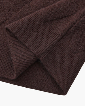 Florian | Pull en maille à motif losange