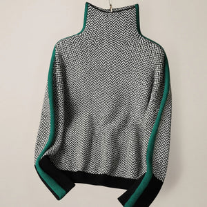 Brigitte | Pull à Col Montant Élégant