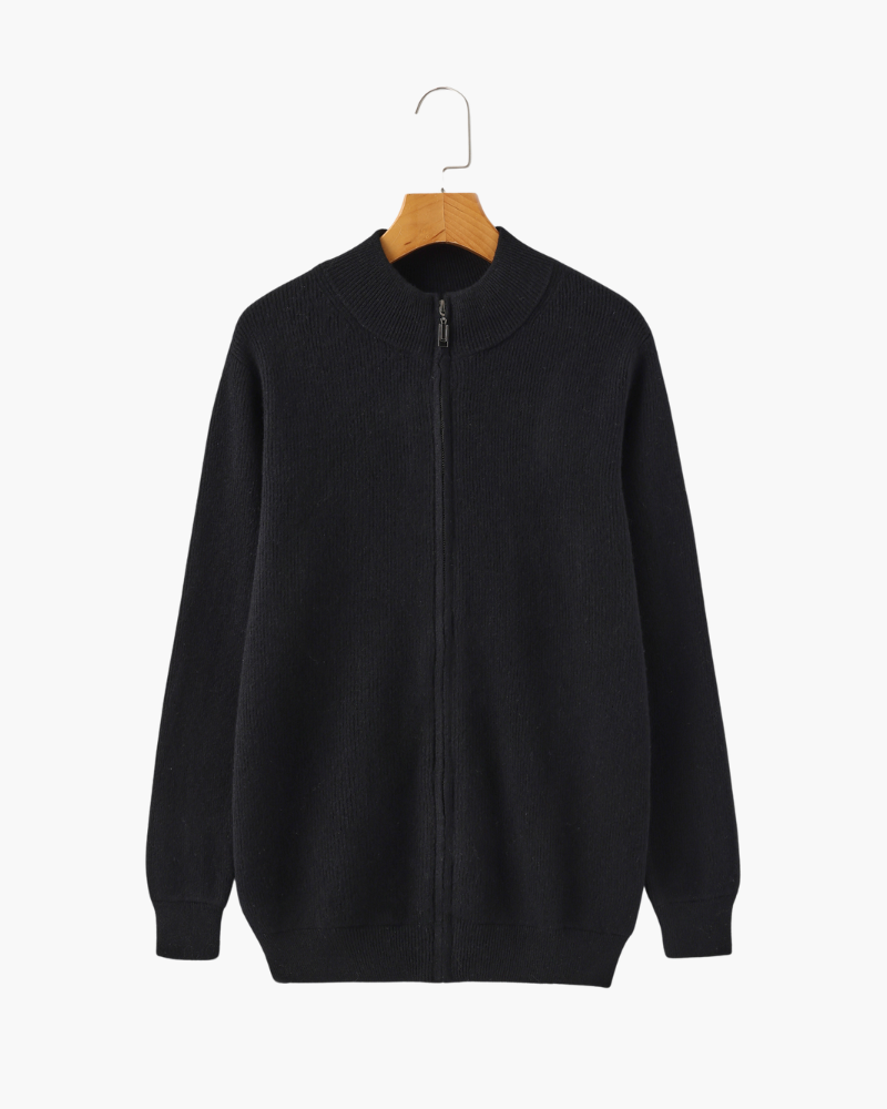 Alban | Gilet zippé 100 % cachemire