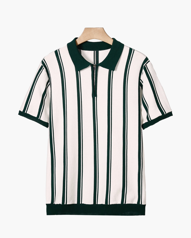 Arsène | Polo en maille à demi-zip