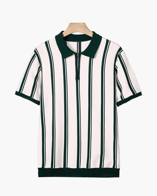 Arsène | Polo en maille à demi-zip