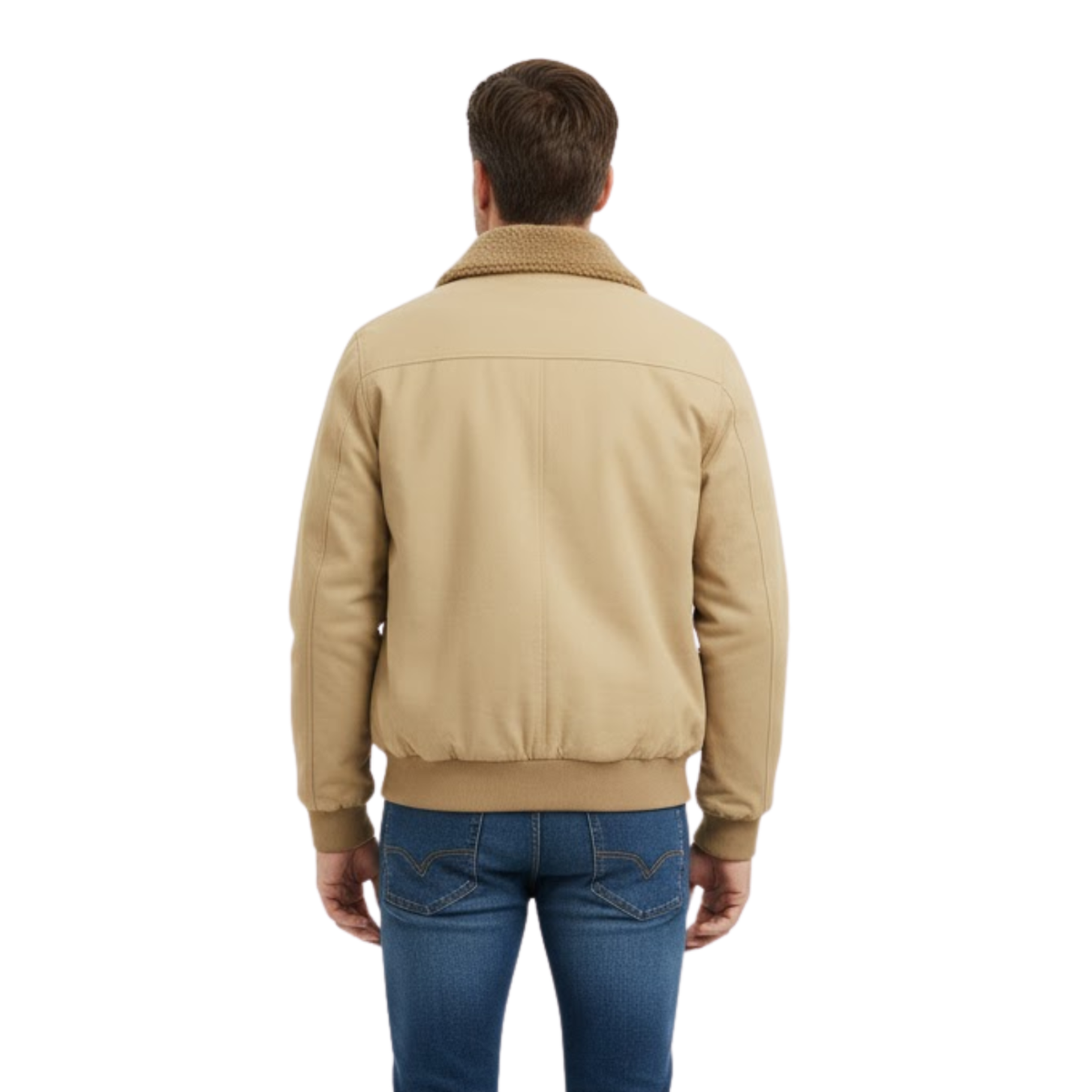 Marceau | Blouson bomber en coton doublé polaire