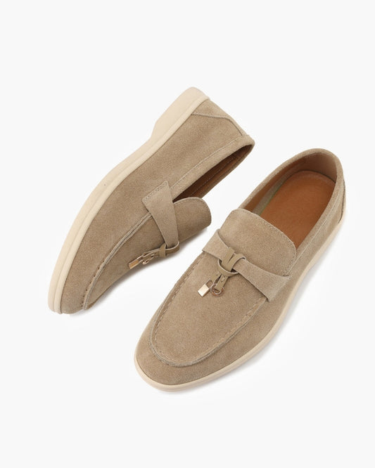 Adeline | Mocassins Élégants en Daim pour Femme