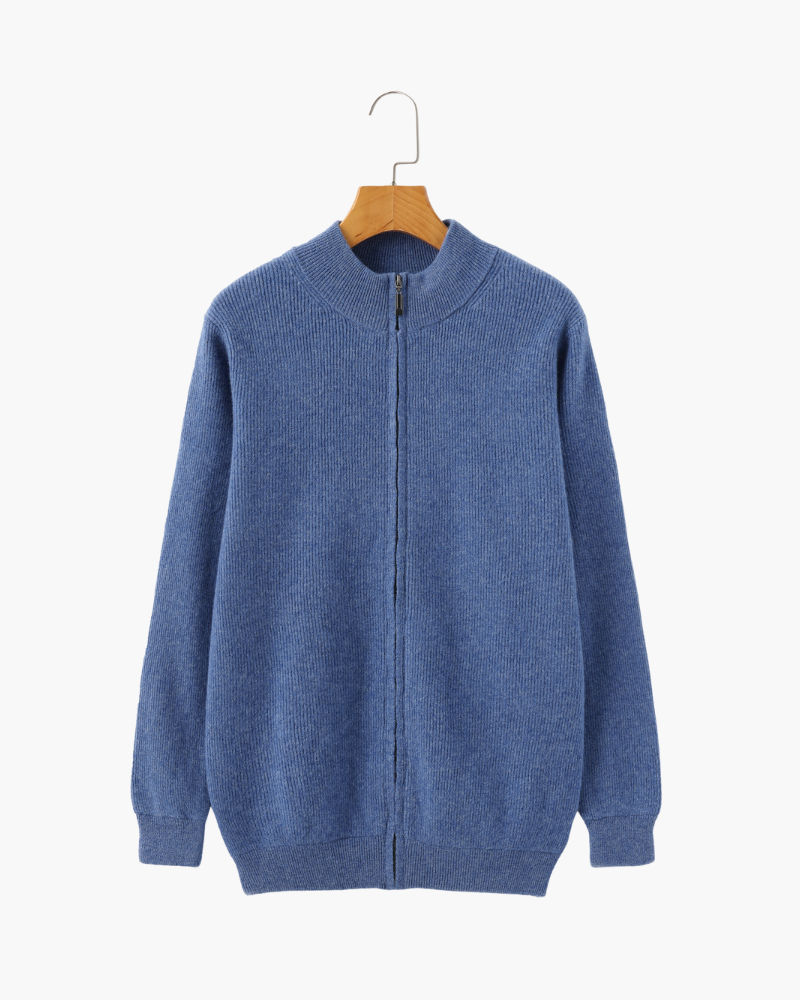 Alban | Gilet zippé 100 % cachemire