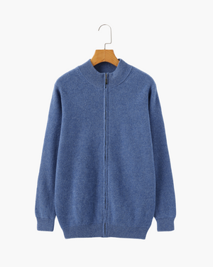 Alban | Gilet zippé 100 % cachemire