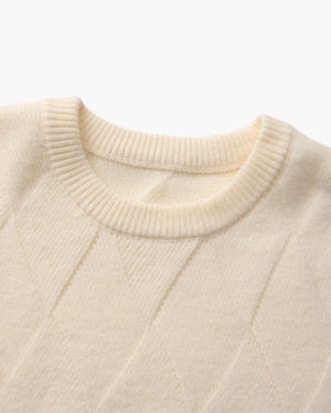 Florian | Pull en maille à motif losange