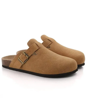 Étienne | Sabots Oxford Élégants en Daim