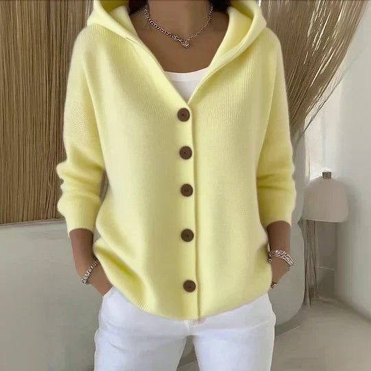 Anaïs | Veste en Tricot à Capuche