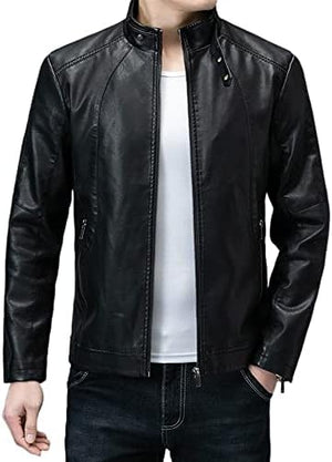 Simon | Veste en Similicuir Classique pour Homme