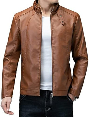 Simon | Veste en Similicuir Classique pour Homme