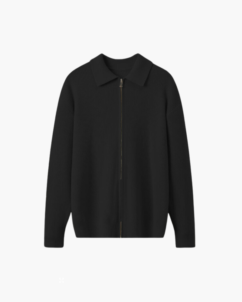 Enguerrand | Gilet zippé 100 % laine