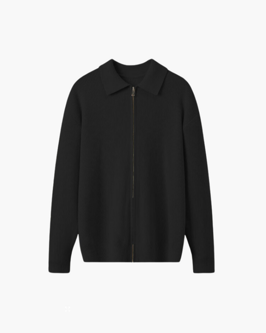 Enguerrand | Gilet zippé 100 % laine