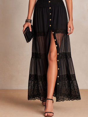 Célestine | Robe Longue en Dentelle