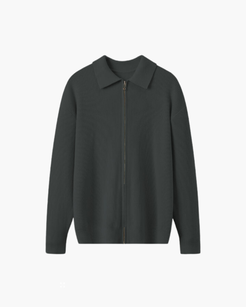 Enguerrand | Gilet zippé 100 % laine