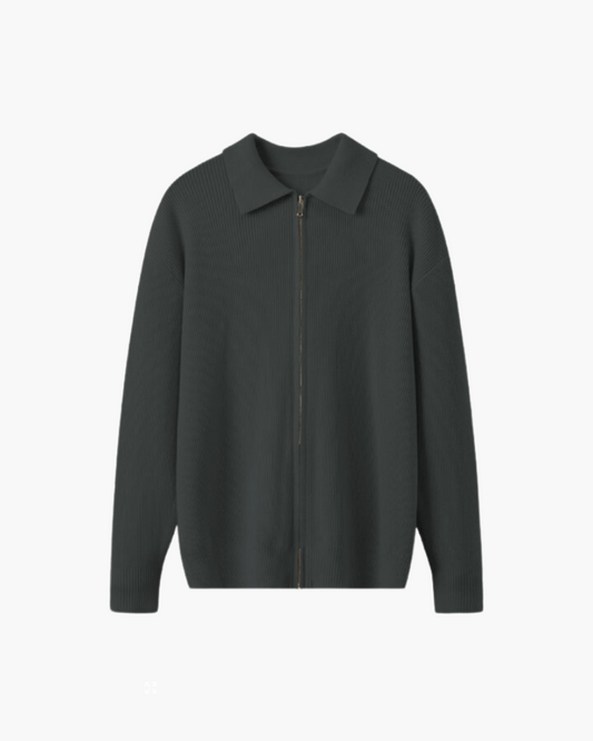 Enguerrand | Gilet zippé 100 % laine