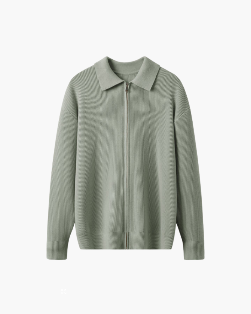 Enguerrand | Gilet zippé 100 % laine