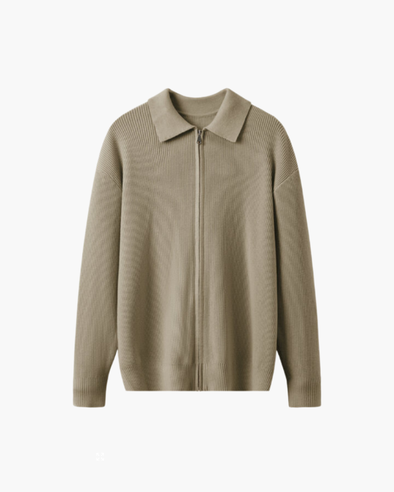 Enguerrand | Gilet zippé 100 % laine
