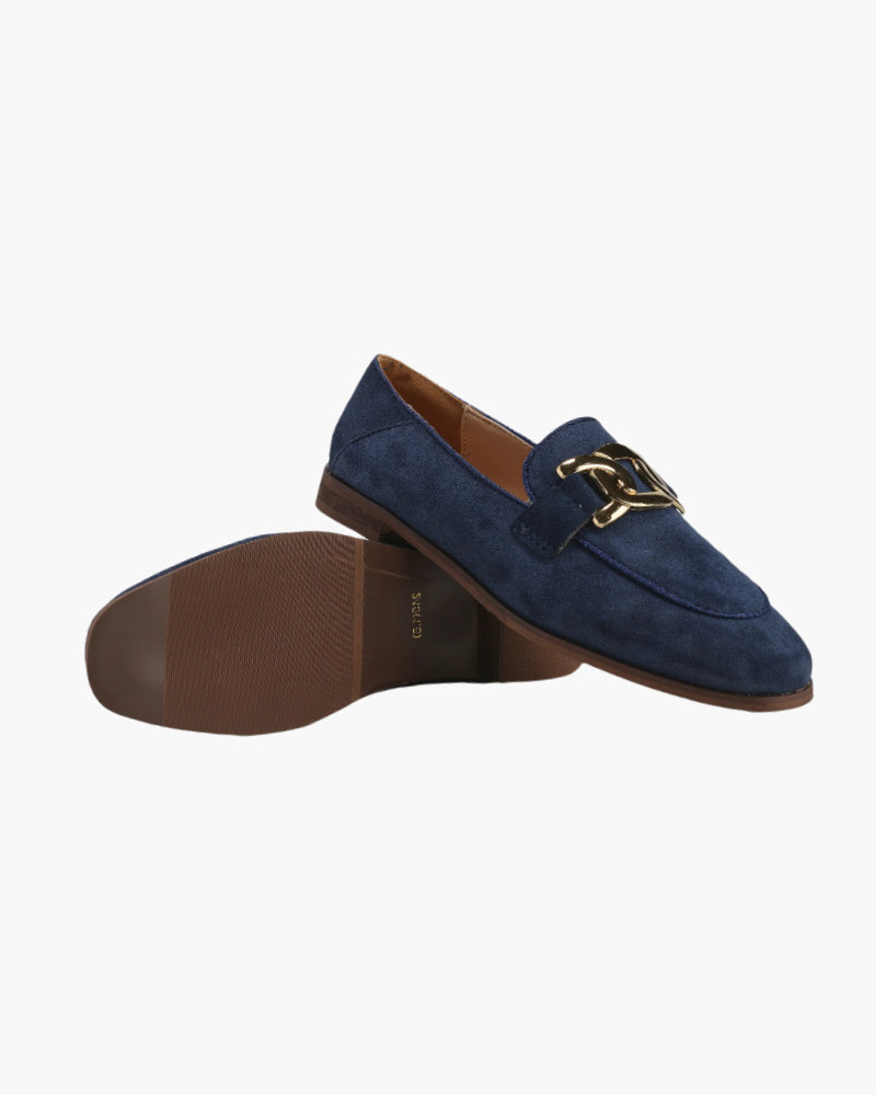 Claudine | Mocassins Élégants en Daim