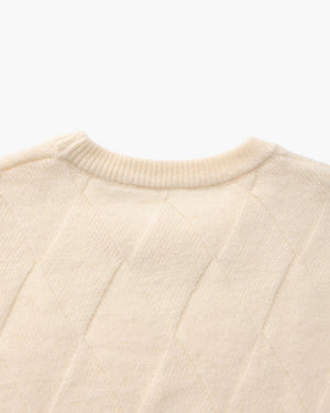 Florian | Pull en maille à motif losange