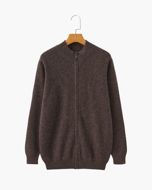 Alban | Gilet zippé 100 % cachemire