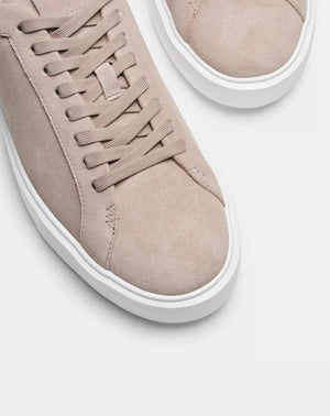 Cédric | Baskets en Daim Beige au Confort Luxueux pour Homme