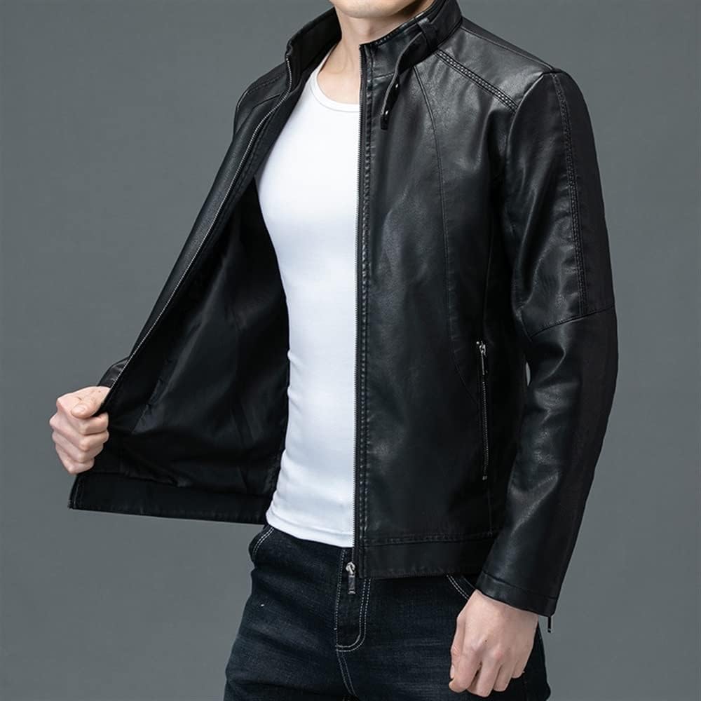 Simon | Veste en Similicuir Classique pour Homme