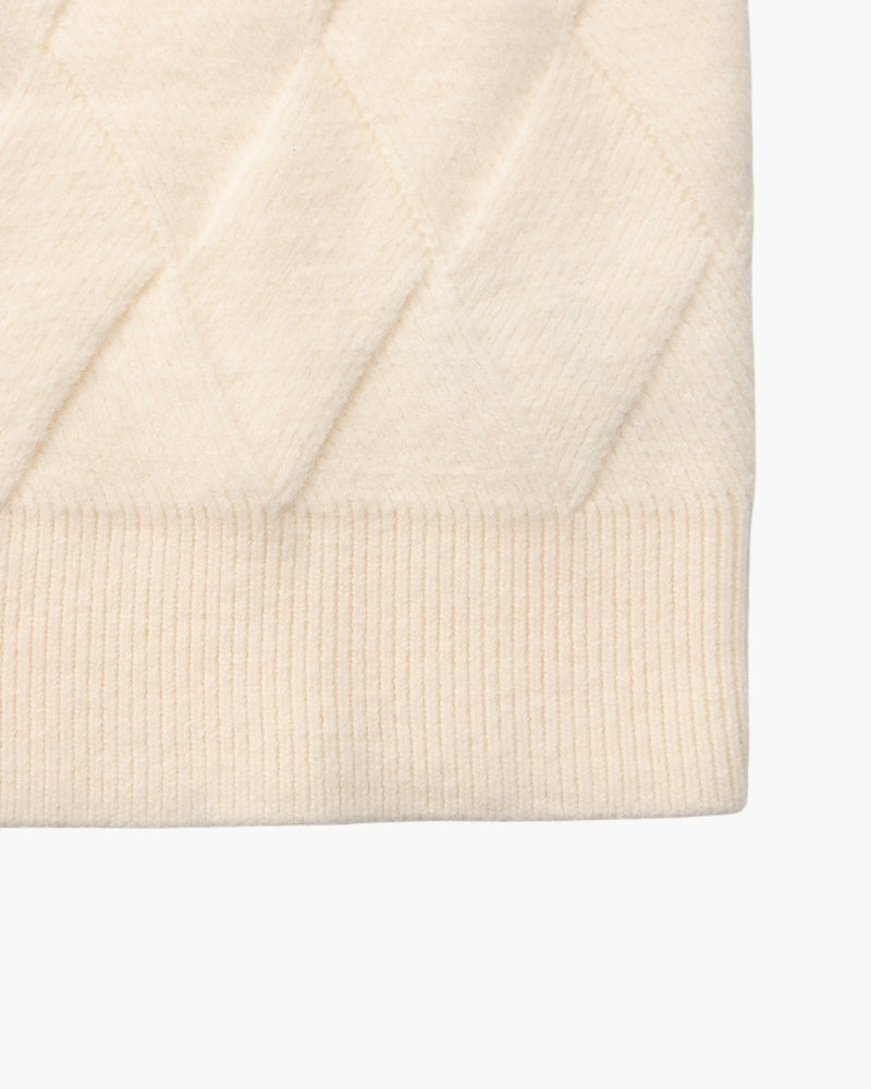Florian | Pull en maille à motif losange