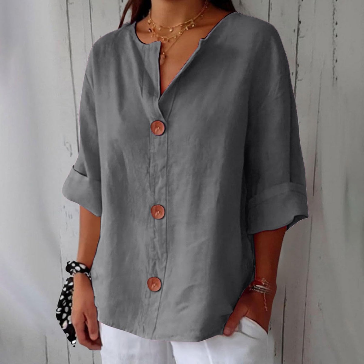 Élise | Blouse d’Été Fluide et Élégante