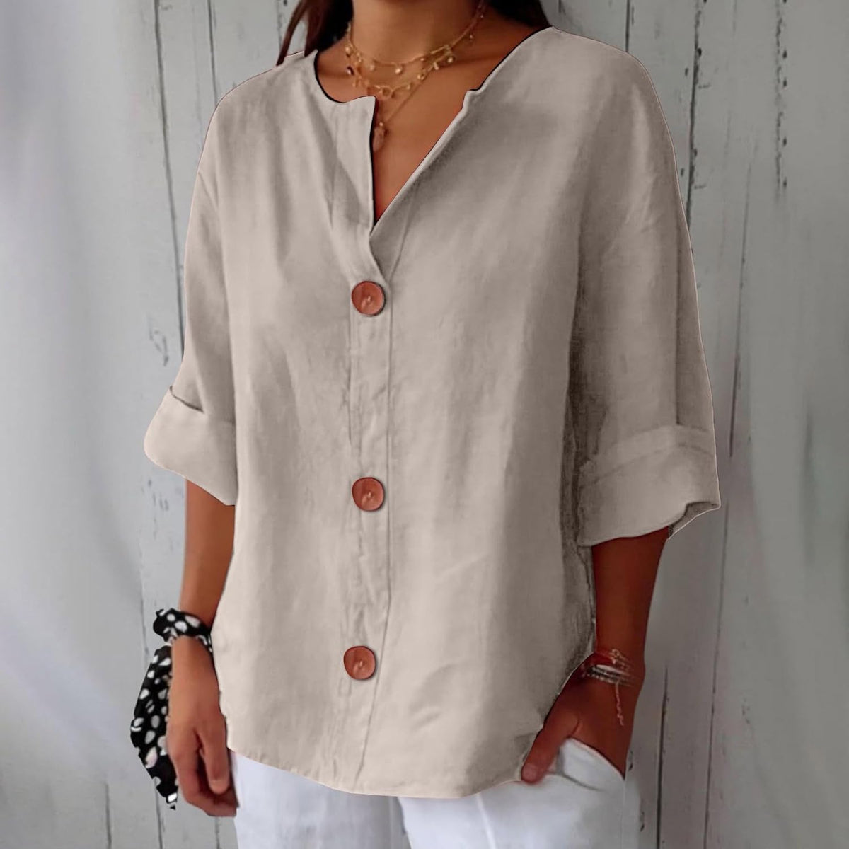 Élise | Blouse d’Été Fluide et Élégante