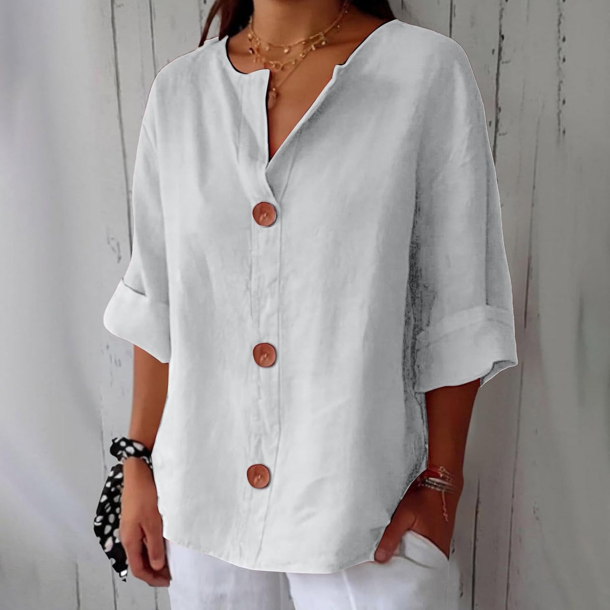 Élise | Blouse d’Été Fluide et Élégante