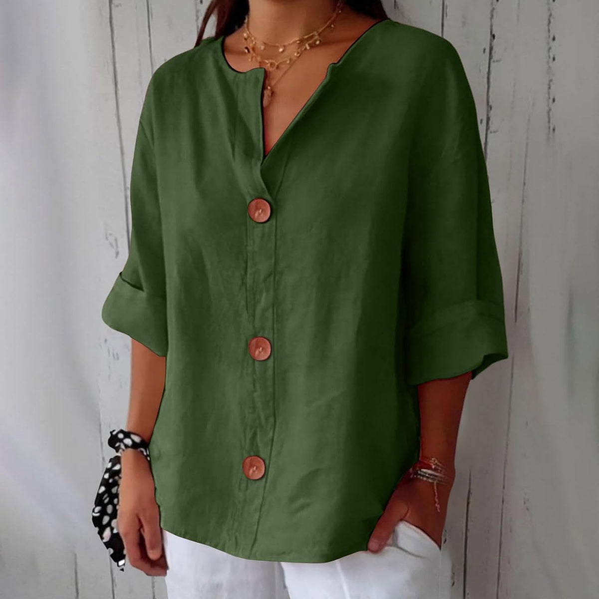 Élise | Blouse d’Été Fluide et Élégante