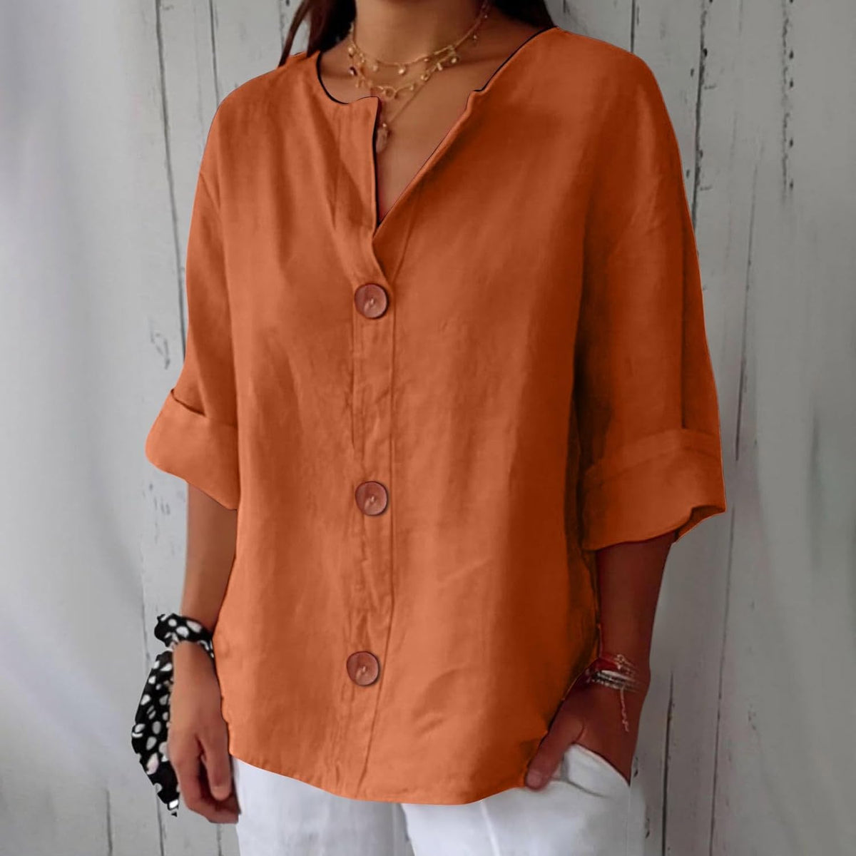 Élise | Blouse d’Été Fluide et Élégante