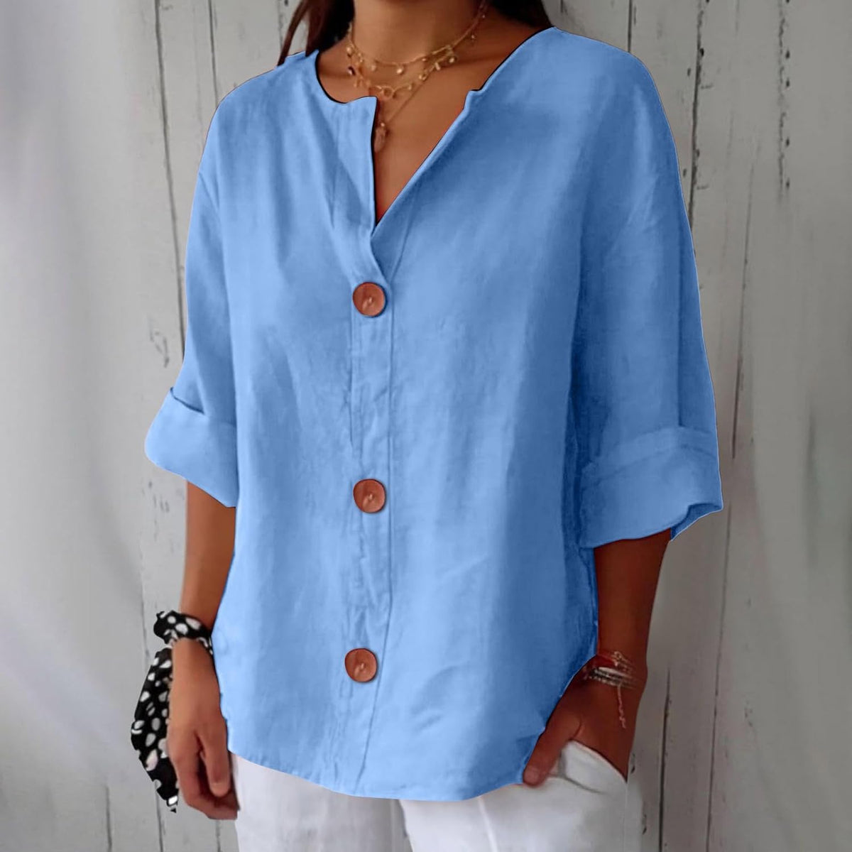 Élise | Blouse d’Été Fluide et Élégante