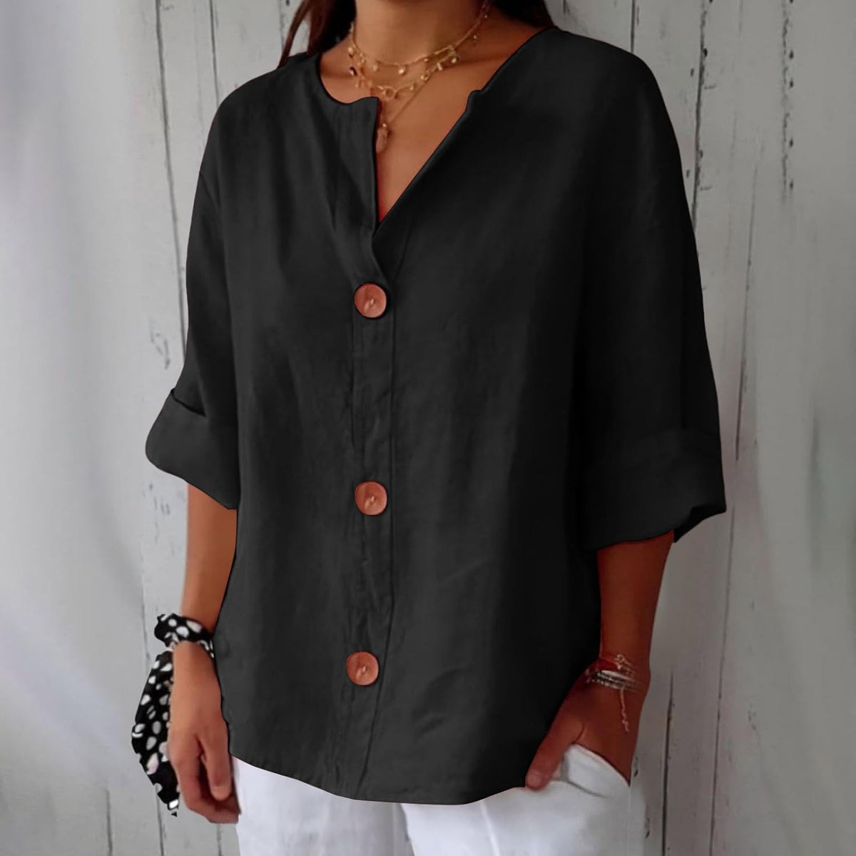 Élise | Blouse d’Été Fluide et Élégante