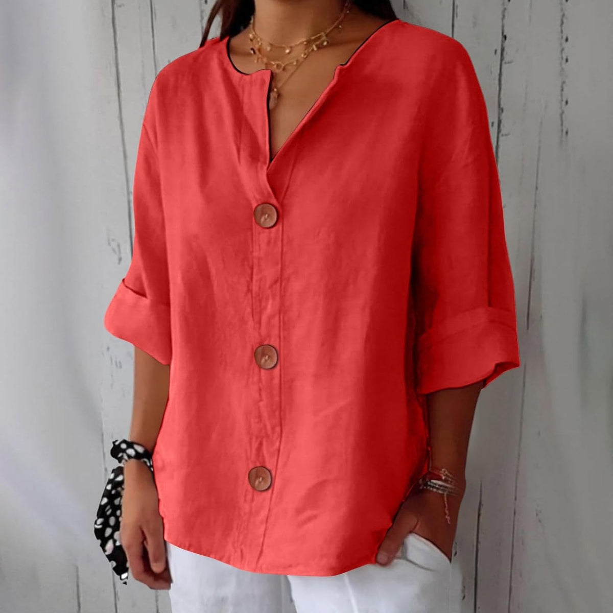 Élise | Blouse d’Été Fluide et Élégante