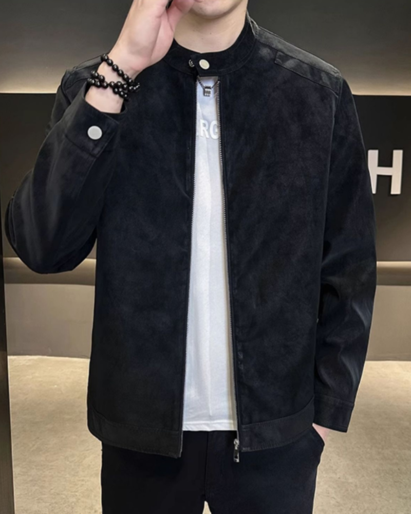 Nicolas | Veste élégante effet daim