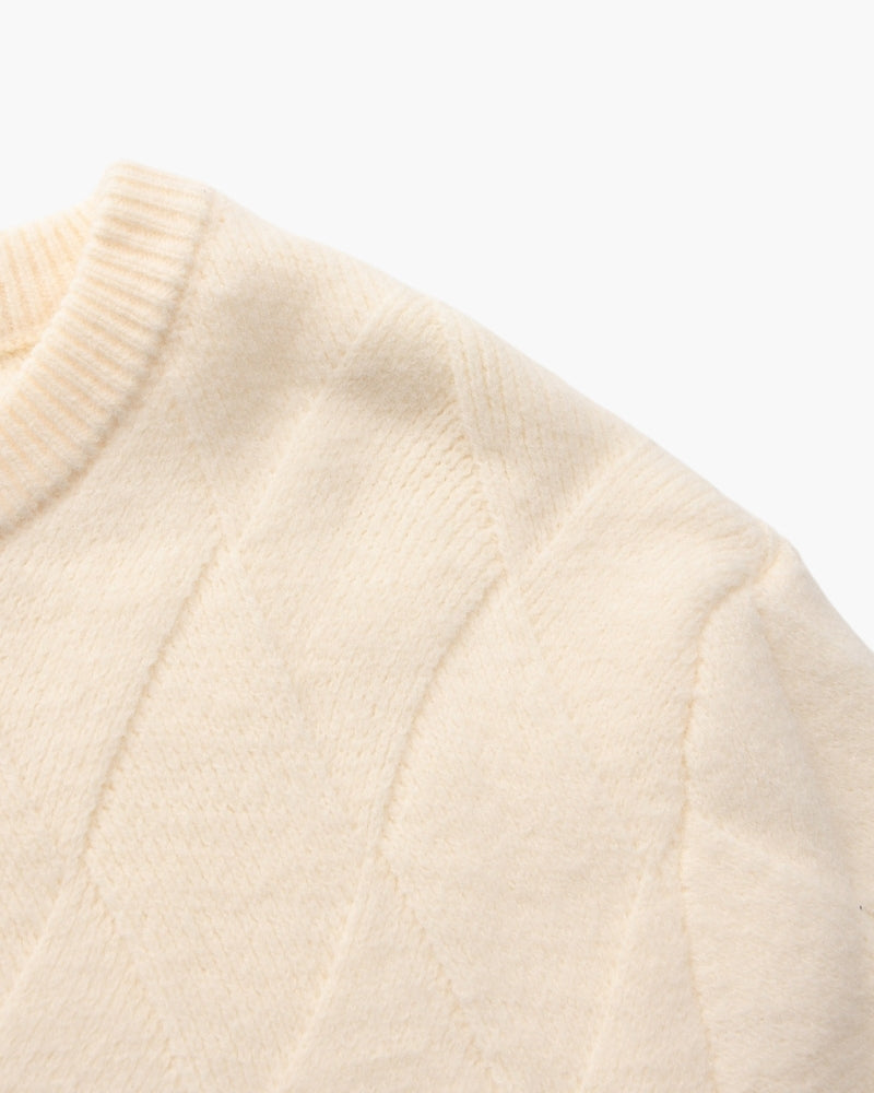 Florian | Pull en maille à motif losange