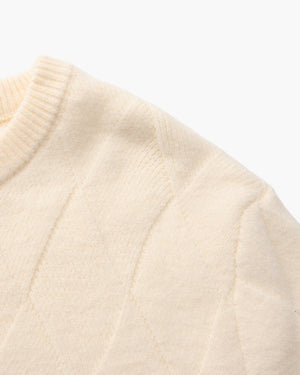 Florian | Pull en maille à motif losange