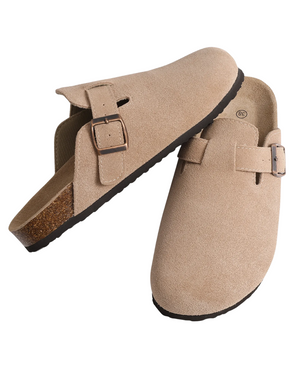 Étienne | Sabots Oxford Élégants en Daim